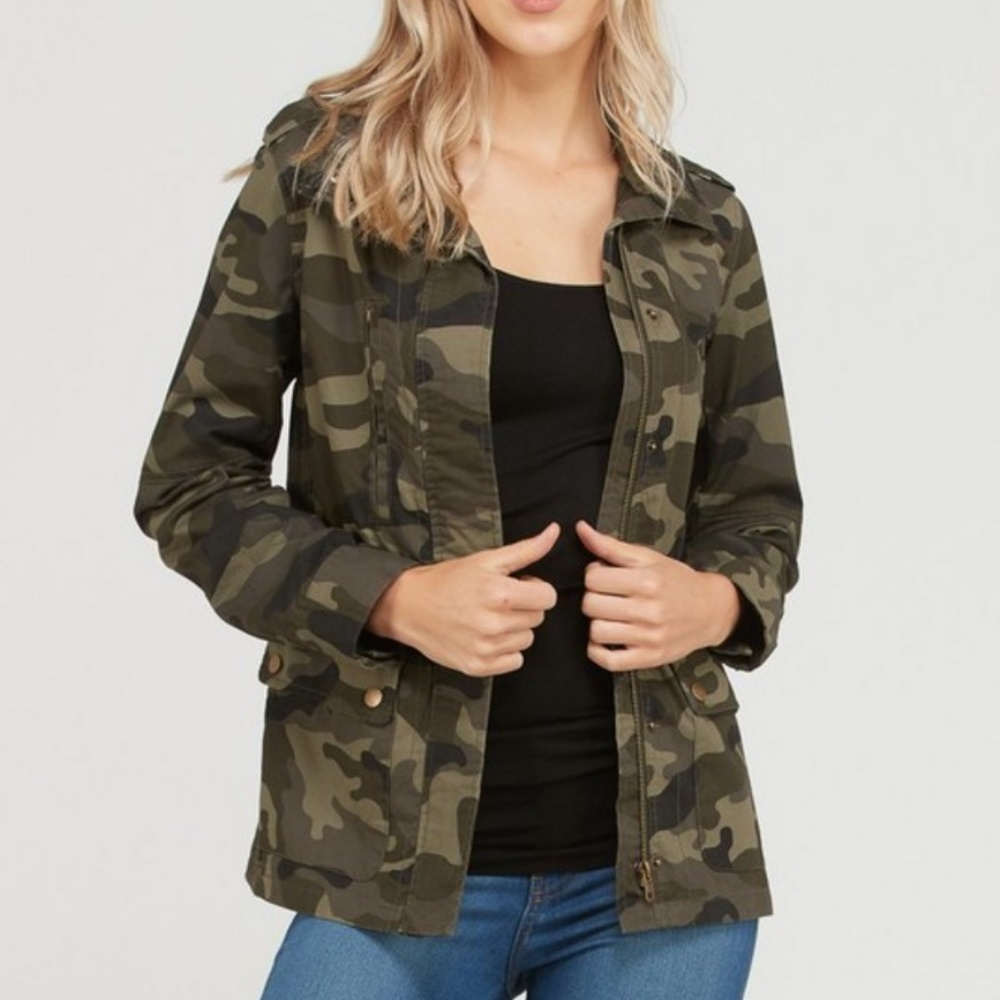 Love Tree Camouflage coat